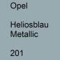 Preview: Opel, Heliosblau Metallic, 201.